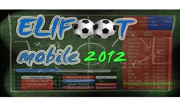 Elifoot 2012 for Android - Download the APK from Habererciyes